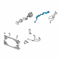 OEM Ford Thunderbird Liquid Line Diagram - XW4Z-19835-AA