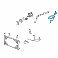 OEM Ford Thunderbird Liquid Line Diagram - 6W4Z-19835-A