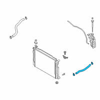 OEM Kia Stinger Hose Assembly-Radiator, Upper Diagram - 25414J5100