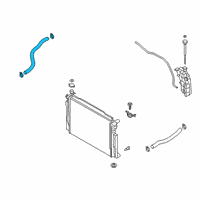 OEM 2019 Kia Stinger Hose Assembly-Radaator, Lower Diagram - 25415J5100