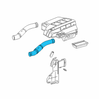 OEM 2005 Chrysler Crossfire Hose-Air Induction Diagram - 5135452AA