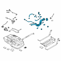 OEM Kia Filler Neck & Hose A Diagram - 31030A8810