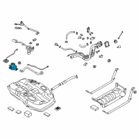 OEM Kia Optima Valve-Fuel Tank Isolation Diagram - 31180E6800