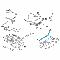 OEM 2018 Hyundai Sonata Band Assembly-Fuel Tank RH Diagram - 31211-E6800