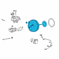 OEM Buick Booster Assembly Diagram - 13286439