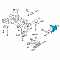 OEM 2015 Lincoln MKZ Knuckle Diagram - DG9Z5B758C