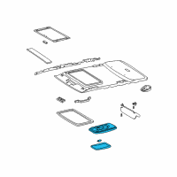 OEM 2005 Toyota RAV4 Interior Lights Diagram - 63660AA011B5