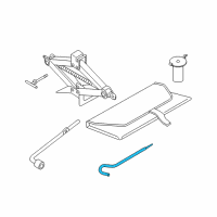 OEM Toyota Yaris iA Handle Diagram - 09113-WB001