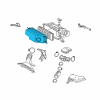 OEM Lexus RX400h Cap Sub-Assy, Air Cleaner Diagram - 17705-20210