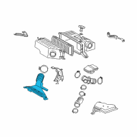 OEM 2007 Toyota Highlander Air Inlet Diagram - 17750-20130