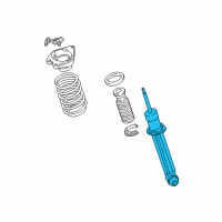 OEM 2016 BMW i8 Rear Spring Strut Vdc Diagram - 37-10-6-884-588