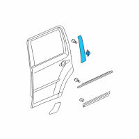 OEM 2009 Honda Pilot Garn Assy, R. Diagram - 72930-SZA-A01