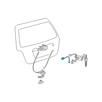 OEM Toyota Highlander Lock Switch Diagram - 84903-48010