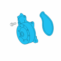 OEM 2016 Toyota Corolla Water Pump Diagram - 16100-09620