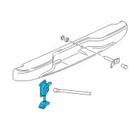 OEM GMC Yukon XL 1500 Spare Carrier Diagram - 22968178