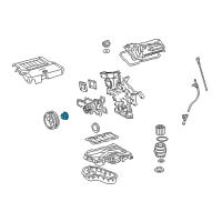 OEM Toyota Crankshaft Gear Diagram - 13521-31041