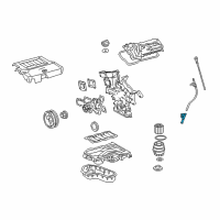 OEM 2011 Lexus RX450h Guide, Oil Level Gage Diagram - 11452-0P010