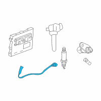 OEM 2007 Saturn Sky Knock Sensor Diagram - 12567711