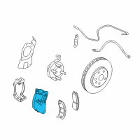 OEM 2011 Cadillac STS Caliper Diagram - 15853359