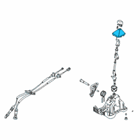 OEM Kia Boot Assembly-Shift LEVE Diagram - 84645K0100WK
