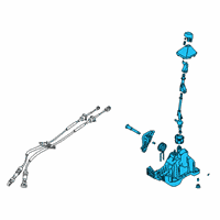 OEM 2020 Kia Soul Lever Assembly-MTM Diagram - 43700K0100WK