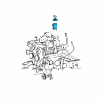 OEM 2002 Lincoln Navigator Reservoir Diagram - 5L3Z-3A697-AA