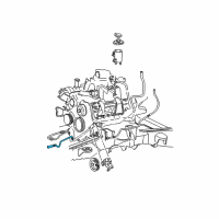 OEM 1999 Lincoln Navigator Upper Return Hose Diagram - 6L3Z-3A713-G