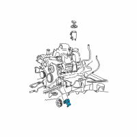 OEM 1997 Ford F-250 Power Steering Pump Diagram - F85Z-3A674-ABRM