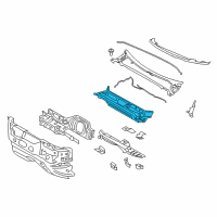 OEM Lincoln Continental Dash Panel Diagram - G3GZ-5401610-C