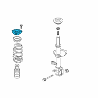 OEM 2009 Nissan Versa Insulator Strut Mounting Diagram - 54321-AZ60B