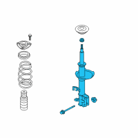 OEM 2007 Nissan Versa STRUT Kit Front Suspension, RH Diagram - E4302-EM30C