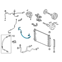 OEM 2010 Honda Pilot Hose, Discharge Diagram - 80315-SZA-A01