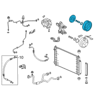 OEM 2010 Honda Accord Clutch Set Diagram - 38900-R70-A01