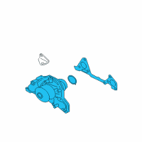 OEM 1995 Dodge Avenger Water Pump Diagram - MD978764