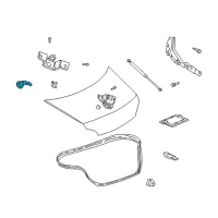 OEM 1998 Dodge Stratus Cylinder Lock-Deck Lid Lock Diagram - 4778145