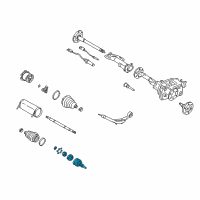 OEM 2014 Chevrolet Tahoe Outer Joint Diagram - 22928970