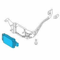 OEM Ford Police Interceptor Sedan Sensor Diagram - DG1Z-9E731-B