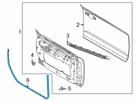 OEM 2021 Ford Bronco WEATHERSTRIP Diagram - M2DZ-7820530-A