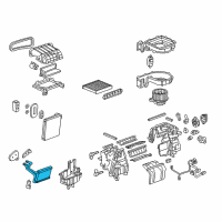 OEM Chevrolet Bolt EUV Heater Core Diagram - 42341683