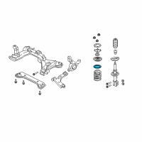 OEM Mercury Spring Insulator Diagram - YL8Z-5793-AA