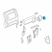 OEM Hummer H2 Fuel Cap Diagram - 25827646