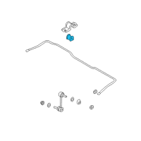 OEM 2001 Hyundai Elantra Bush-Rear Stabilizer Diagram - 55513-29020