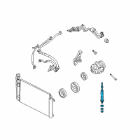 OEM 2011 Ford Fusion Drier Diagram - AE5Z-19C836-A