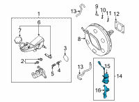 OEM 2022 Kia Seltos Pump Assy-Vacuum Diagram - 59200Q5000