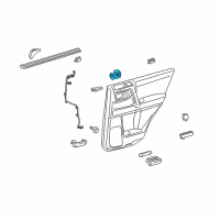 OEM 2014 Toyota 4Runner Window Switch Diagram - 84810-35080