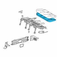 OEM Toyota RAV4 Seat Cushion Diagram - 71503-42010