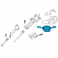 OEM BMW X5 Steering Column Switch Diagram - 61-31-9-368-605