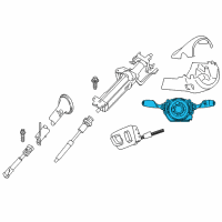 OEM 2017 BMW X3 Steering Column Switch Diagram - 61-31-9-368-605