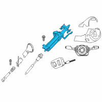 OEM BMW Manually Adjust. Steering Column Diagram - 32-30-6-855-520