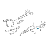 OEM 2011 BMW 750i xDrive Holding Strap Left Diagram - 18-20-7-590-549